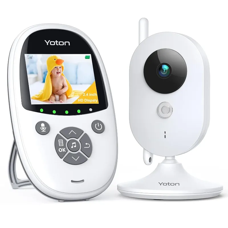 Photo 1 of Yoton YB01 2.4" Two Way Talk Video Baby Monitor with Night Vision and Temperature Sensor, White