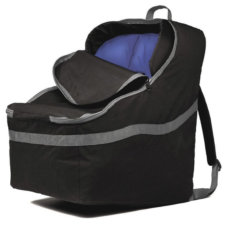 Photo 1 of J.L. Childress Ultimate Padded Backpack Car Seat Travel Bag and Carrier Black/Grey