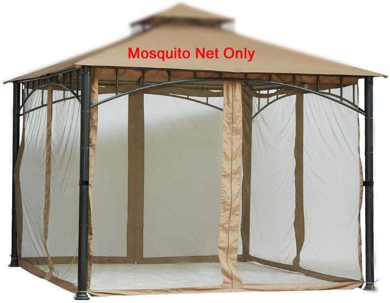 Photo 1 of Westcharm 10x10 Gazebo Universal Replacement Mosquito Netting Screen Walls, (Gazebo Mosquito Net Only)