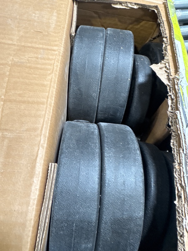 Photo 1 of Athletic Works 40lb Adjustable Vinyl Dumbbell Set
