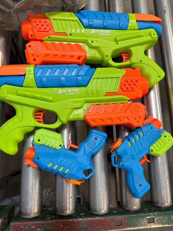 Photo 1 of Adventure Force Water Strike Aqua Squad Water Blaster Value Set, 4-Pack
