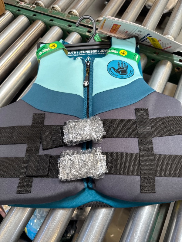 Photo 1 of Body Glove Youth Neoprene PFD Life Jacket and Vest, Boy, 55-88 lbs., Blue
