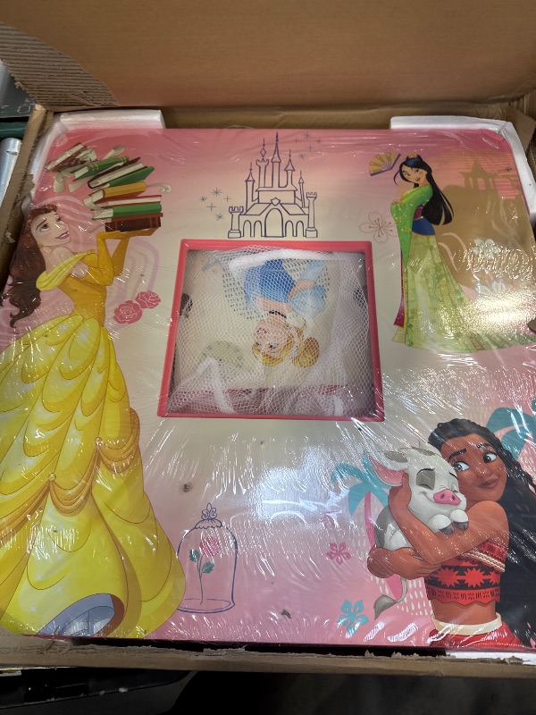 Photo 1 of Delta Children Kids Table and Chair Set with Storage (2 Chairs Included) - Ideal for Arts & Crafts, Snack Time, Homeschooling, Homework & More, Disney Princess