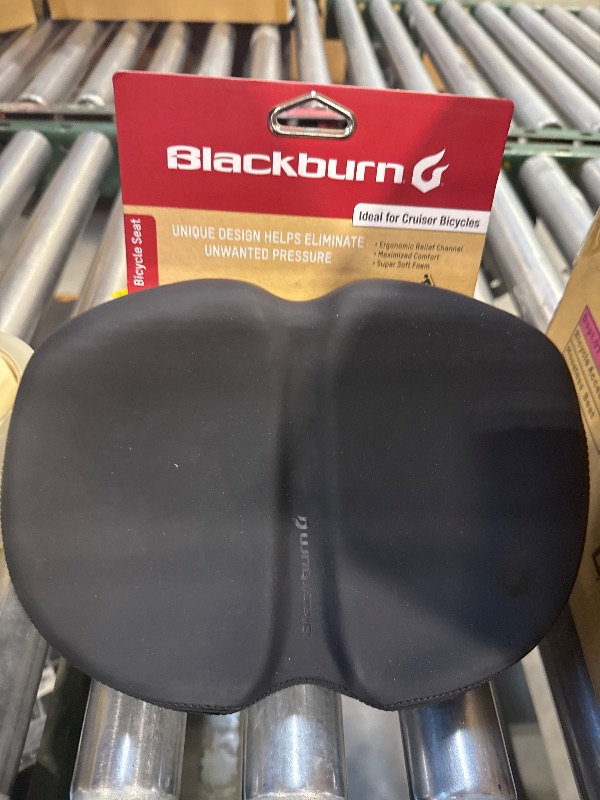 Photo 1 of Blackburn Comfort Super Soft Foam Noseless Bicycle Seat Black
