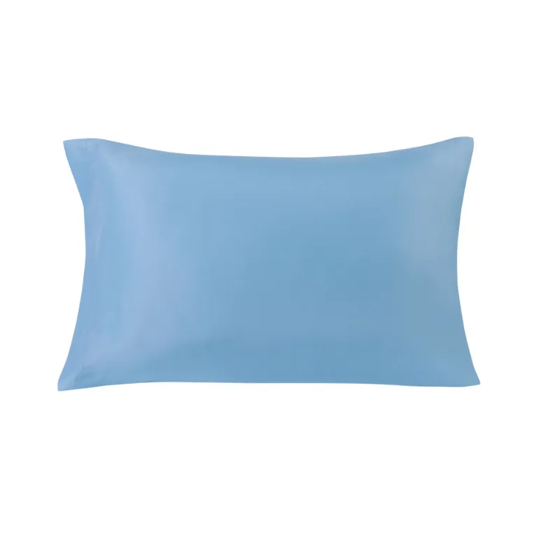 Photo 1 of Mainstays Basic Value Microfiber Pillowcase, Light Blue, Standard, 1 Piece
