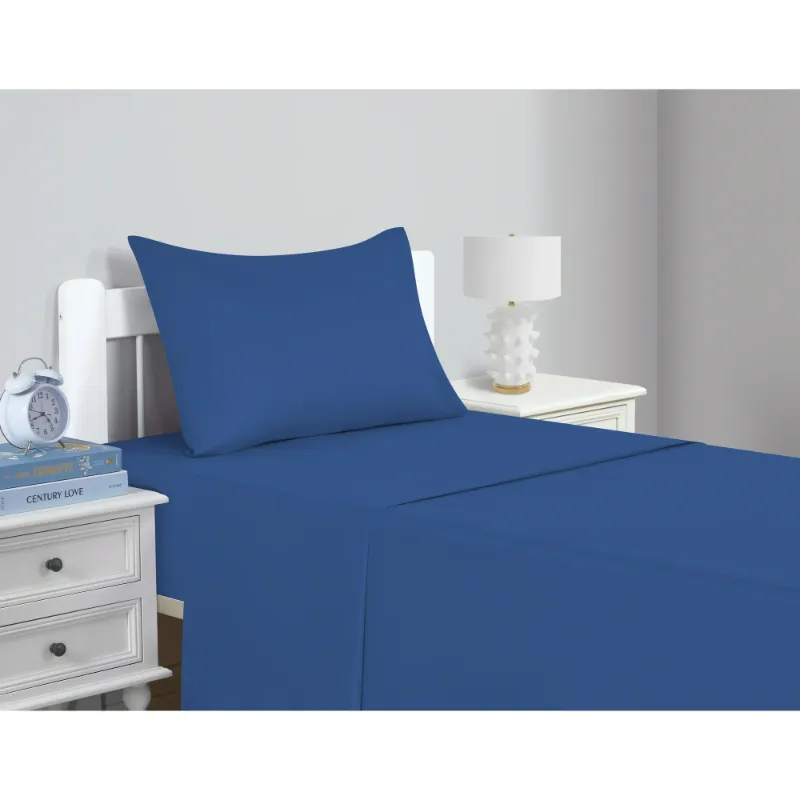 Photo 1 of Your Zone Kids Super Soft Microfiber Sheet Set, Blue, Twin, 3 Piece
