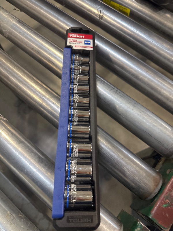 Photo 1 of Hyper Tough 11-Piece 3/8-Inch Drive Socket Set MM