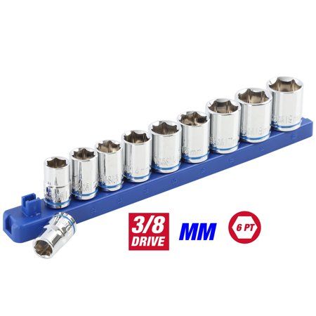 Photo 1 of Hyper Tough 11-Piece 3/8-Inch Drive Socket Set MM