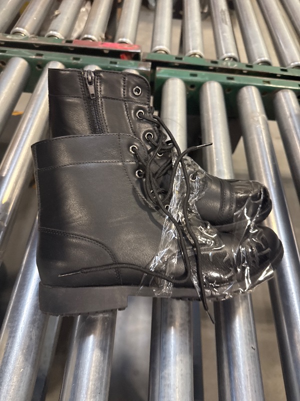 Photo 1 of Women’s Black Combat Boots Size 8.5