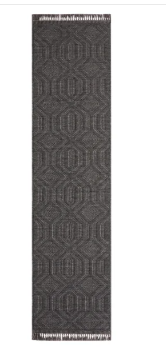 Photo 1 of off The Loom Dark Gray Runner 1ft 8 in x7ft