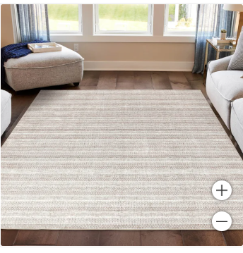 Photo 1 of Wyatt & Ash Washable Indoor Area Rug, Oakley 90x63in
