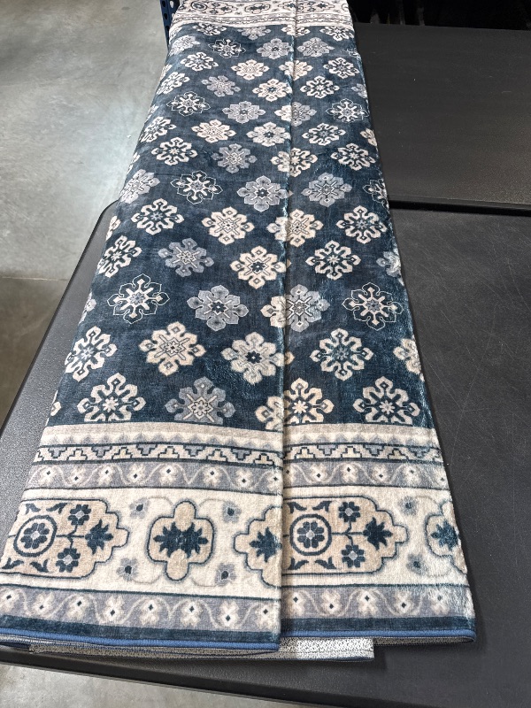 Photo 1 of 5.3x7.5 Wyatt & Ash Washable Indoor Area Rug, Beatrice

