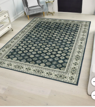 Photo 1 of 5.3x7.5 Wyatt & Ash Washable Indoor Area Rug, Beatrice
