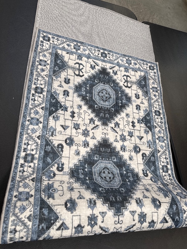Photo 1 of Wyatt & Ash Washable  Rug, Cyrus 2x6
