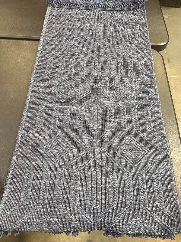 Photo 1 of off The Loom Runner , Navy , Large 