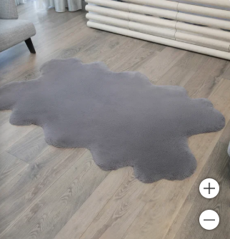 Photo 1 of Mon Chateau Faux Fur Rug , Large 