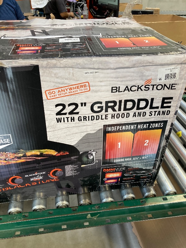 Photo 1 of 22" Propane Griddle With Stand And Adapter Hose Blackstone Camping Travel Ready