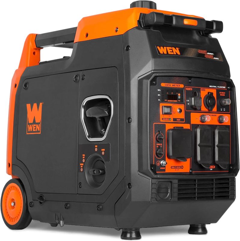 Photo 1 of WEN 56477i 4800-Watt Portable Inverter Generator, 72.7 pounds
