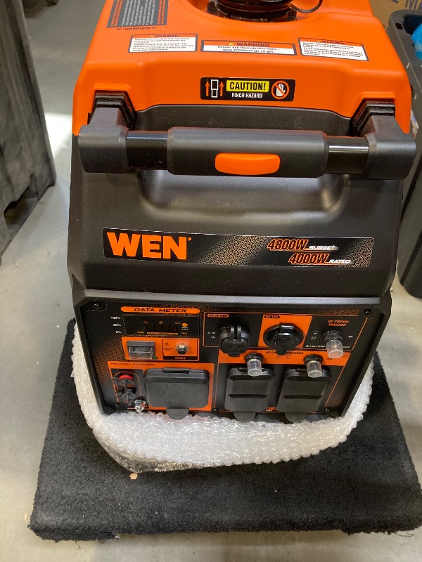 Photo 1 of WEN 56477i 4800-Watt Portable Inverter Generator, 72.7 pounds