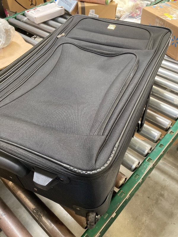 Photo 1 of Protege 28 Regency Checked 2-Wheel Upright Luggage (Walmart Exclusive)