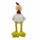 Photo 1 of Squeaky Chicken Dog Toy with Chew