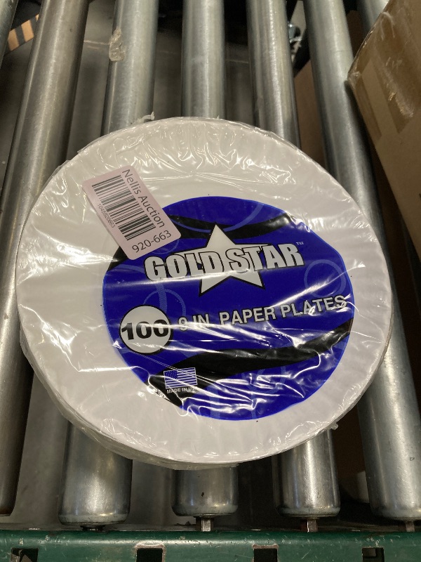 Photo 1 of 9” UNCOATED PAPER PLATE