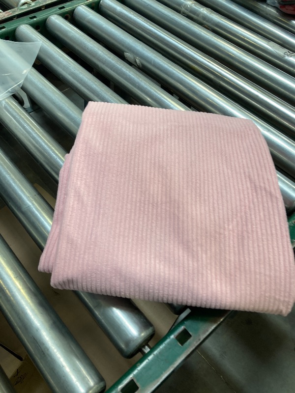 Photo 1 of  Kids Cord Pink Grommet Top Blackout Curtain Panel 38 x 84