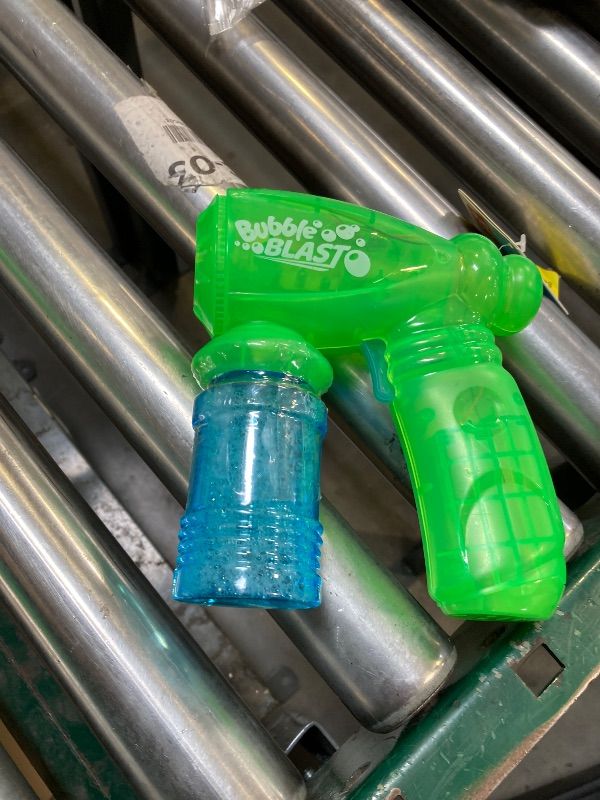 Photo 1 of Play Day Light up Bubble Blaster - Blue, 4oz Solution, Children Ages 3+