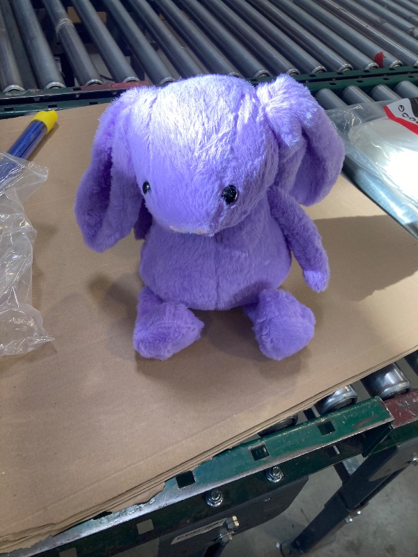 Photo 1 of purple rabbit plush