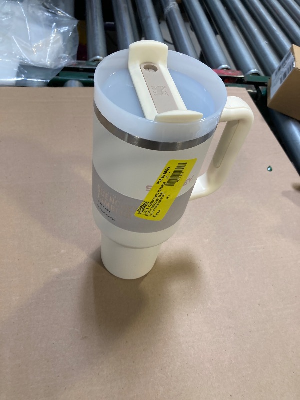 Photo 1 of missing straw--Stanley Quencher H2.0 Tumbler with Handle and Straw 40 oz | Flowstate 3-Position Lid | Cup Holder Compatible for Travel | Insulated Stainless Steel Cup | BPA-Free | Peony