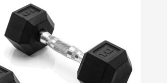 Photo 1 of CAP Barbell 10 LB  Coated Hex Dumbbell Weight