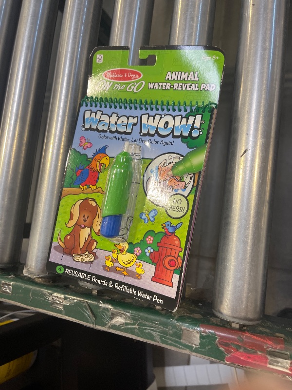 Photo 1 of Melissa & Doug On the Go Water Wow! Reusable Water-Reveal Activity Pad - Animals - FSC Certified