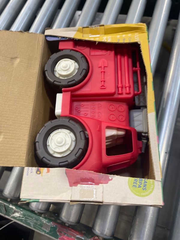 Photo 1 of Battat- Wonder Wheels- Fire Truck – Red Fire Truck Toy With Moveable Ladder & Basket – Classic Rescue Vehicle For Toddlers, Kids- Recyclable – 1 year +