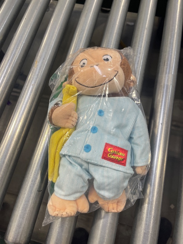 Photo 1 of KIDS PREFERRED Curious George in Pajamas Monkey Stuffed Animal Plush Toys Soft Cute Cuddle Plushie Gifts for Baby and Toddler Boys and Girls - 12" Stuffed Animal