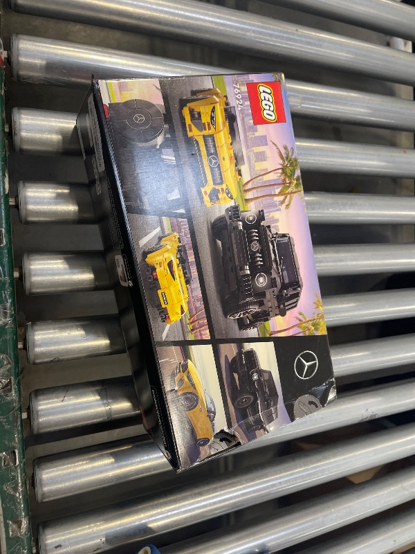Photo 1 of LEGO Speed Champions Mercedes-AMG G 63 & Mercedes-AMG SL 63 F1 Toy Car, Formula 1 Vehicle Set for Kids, 2 Building Sets with 2 Driver Minifigures, Convertible Toy Car Gift for Boys and Girls, 76924