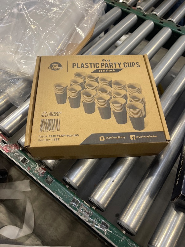 Photo 1 of GoPong 6 oz Red Party Cups 160 PACK - Great for Parties, Tasting Flights and Games
