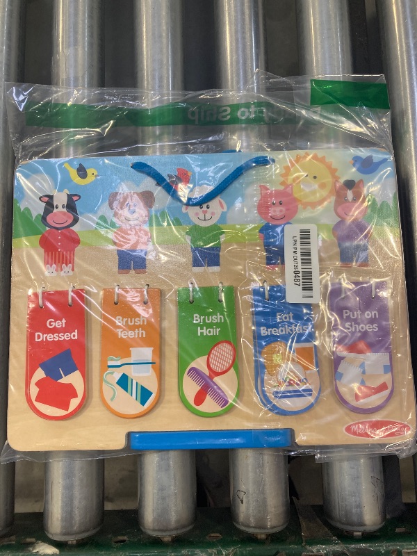 Photo 1 of Melissa & Doug Wooden My Daily Day and Night Routines Chart for Boys and Girls 3+ - FSC Certified