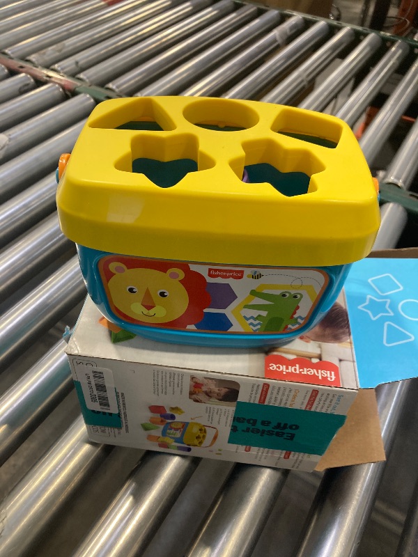 Photo 1 of Fisher-Price Stacking Toy Baby's First Blocks Set of 10 Shapes for Sorting Play for Infants Ages 6+ Months