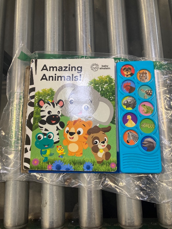 Photo 1 of Baby Einstein - Amazing Animals 10-Button Sound Book - PI Kids (Play-A-Sound)