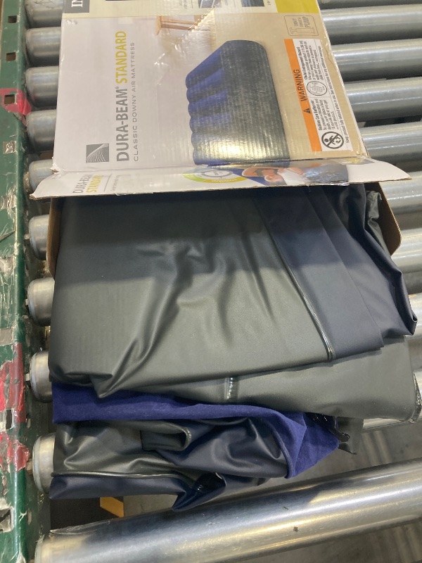 Photo 1 of Intex 64757E Dura-Beam Standard Downy Air Mattress: Fiber-Tech - Twin Size - 10in Bed Height - 300lb Weight Capacity - Pump Sold Separately