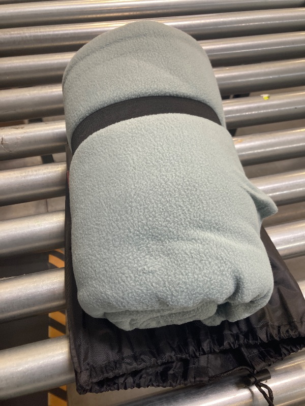 Photo 1 of Coleman Stratus 50°F Fleece Sleeping Bag, Gray