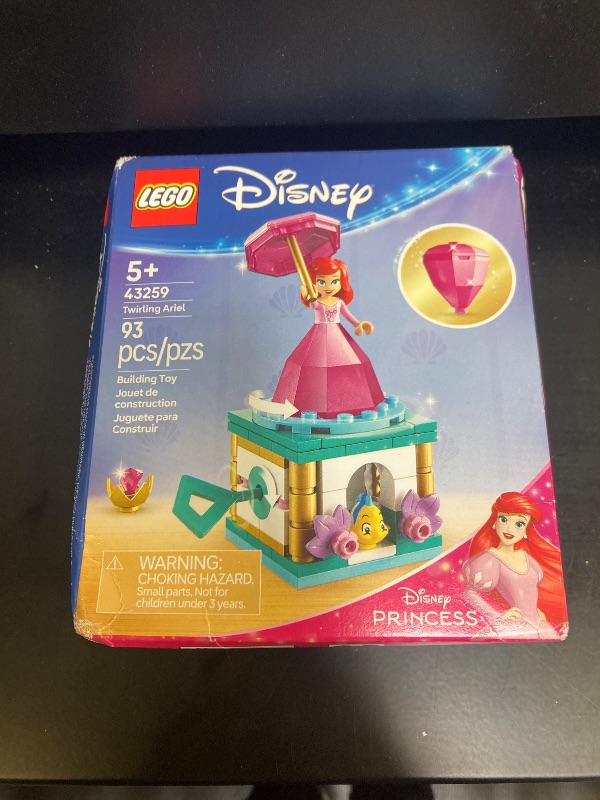 Photo 1 of LEGO Disney Princess Twirling Ariel Toy - Building Toy for Kids, Girls and Boys, Ages 5+ - Little Mermaid Toy for Fans of Movie - Ariel Doll Gift Idea for Birthdays - 43259