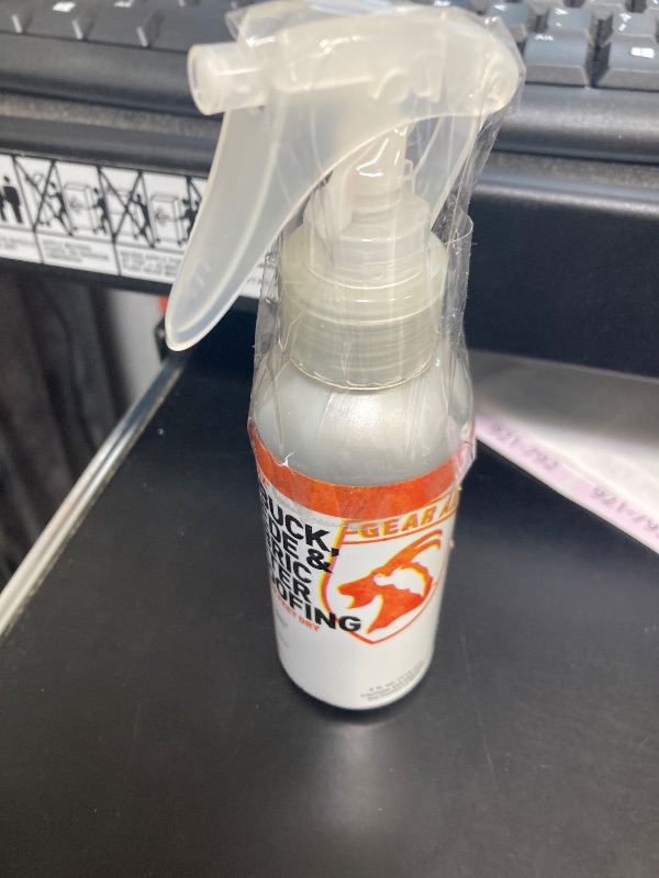 Photo 1 of GEAR AID Revivex Nubuck Suede Protector and Fabric Water Repellent for Waterproof Breathable Shoes and Boots, 4 fl oz