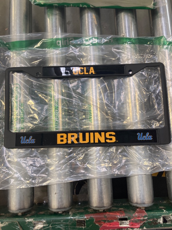 Photo 1 of Rico Industries NCAA UCLA Bruins Standard Black Chrome Frame with Decal Inserts 12" x 6" Car/Truck Auto Accessory