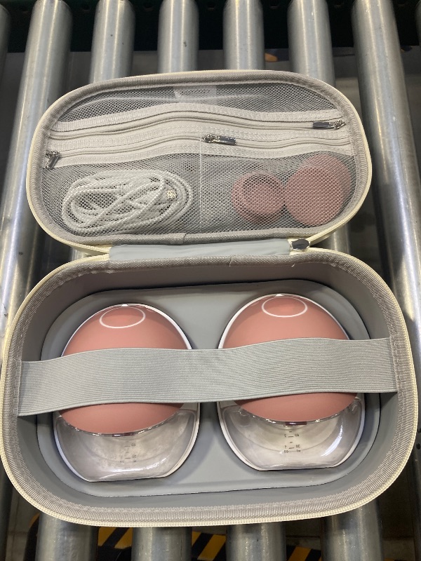 Photo 1 of Momcozy Breast Pump Hands Free Upgraded Mobile Flow | M9, App Discreet Control with Personalized Multi-Modes & 15 Levels, Wearable Breast Pump 24mm, 2 Pack Cozy Red