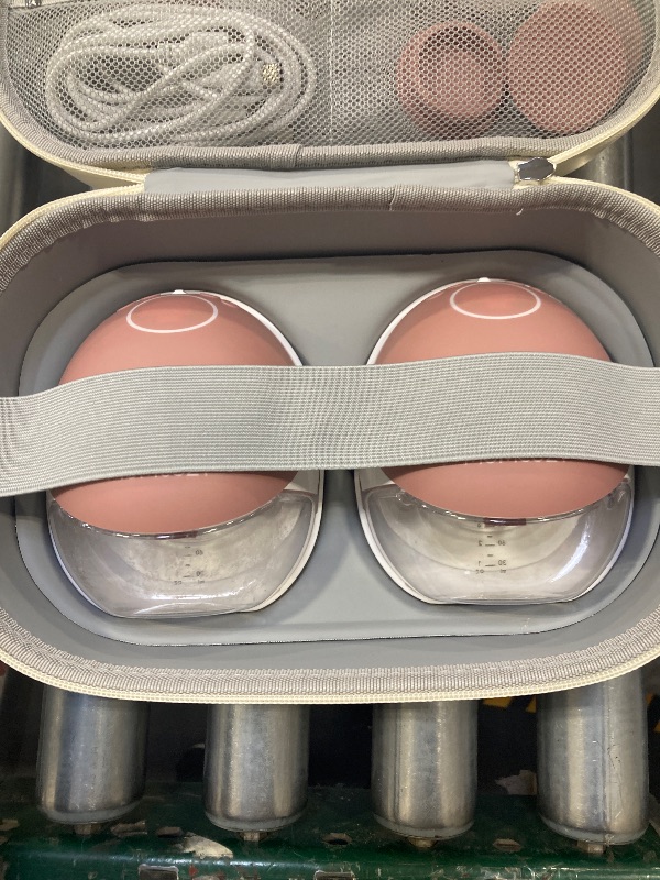 Photo 1 of Momcozy Breast Pump Hands Free Upgraded Mobile Flow | M9, App Discreet Control with Personalized Multi-Modes & 15 Levels, Wearable Breast Pump 24mm, 2 Pack Cozy Red