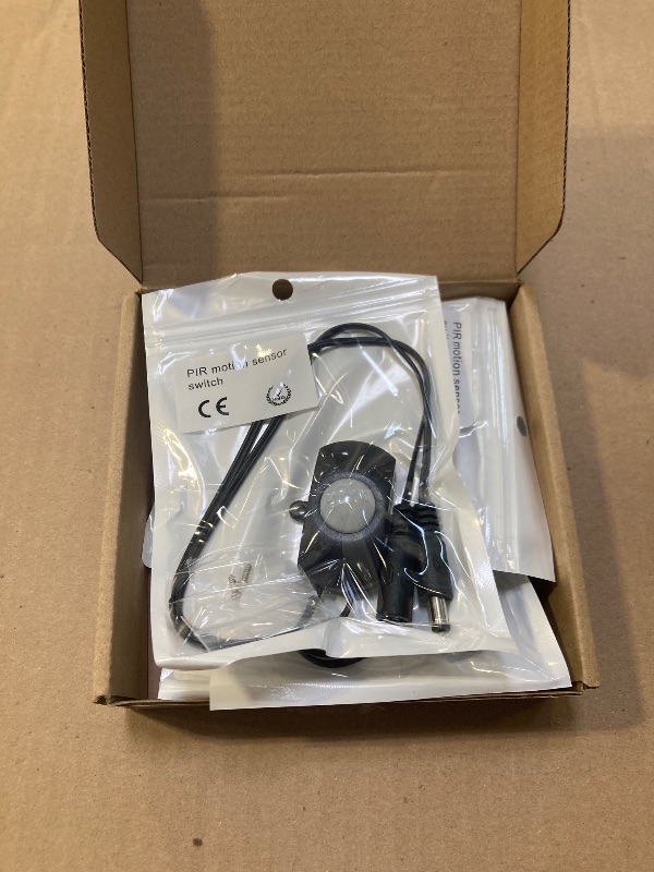 Photo 1 of Hortsun 6 Pieces DC 5V-24V 5A PIR Motion Activated Sensor Light Switch Occupancy Motion Sensor with DC Coupler Cable for Party LED Strip Light