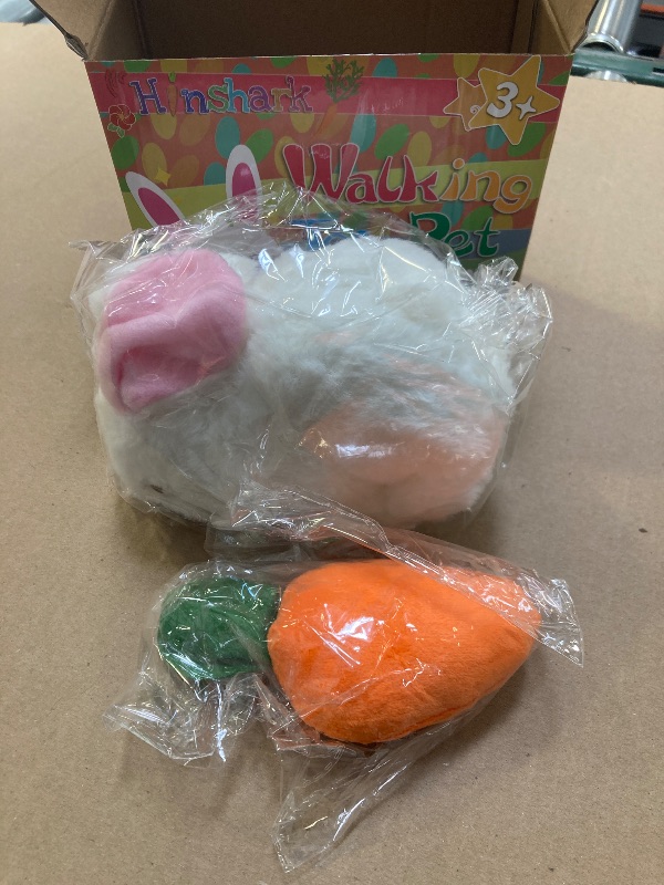 Photo 1 of Easter Gifts for Kids, Realistic Bunny Toys, Easter Bunny Realistic Bunny Pal, Interactive Toys with Sounds Jumping and Twitching, Easter Basket Essentials Stuffers Birthday Gifts for Kids Toddlers