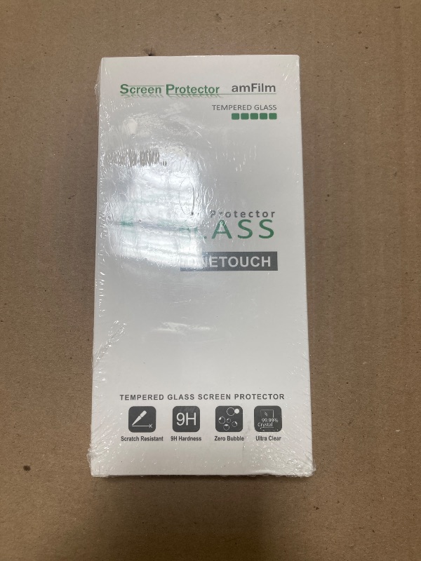 Photo 1 of amFilm Auto-Alignment OneTouch for iPhone 16 Plus [6.7''] Screen Protector + Camera Lens Protector, Tempered Glass, 30 seconds Installation, Bubble Free, Case Friendly, Anti-Scratch [2+2 Pack]