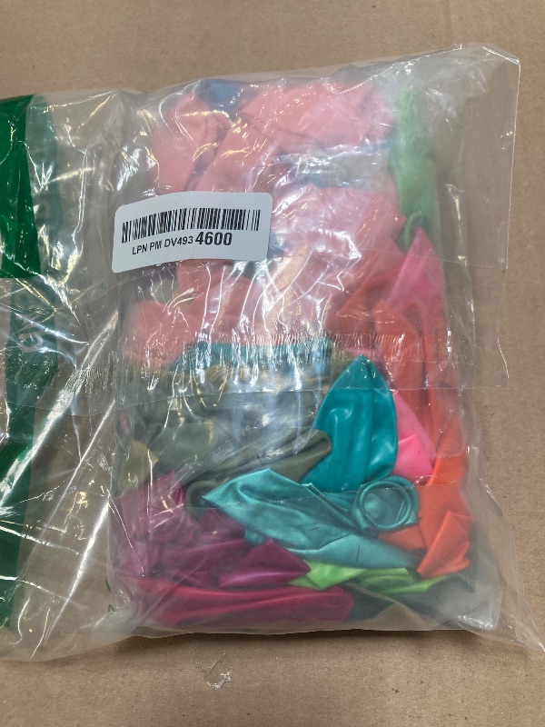 Photo 1 of 158Pcs Tropical Balloon Arch Garland Kit, Hawaiian Luau Aloha Flamingo Summer Beach Party Decorations Green Pink Orange Confetti Balloons Palm Leaves
